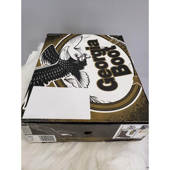 NEW SIZE 9 WIDE Georgia Giant Steel‎ Toe Wellington Work Boots G4374 - Picture 6 of 10